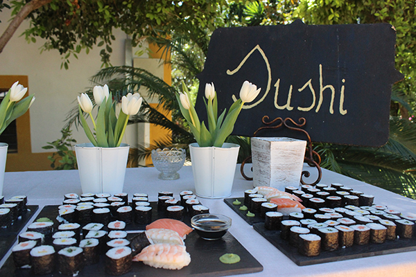 buffet sushi catering bodas